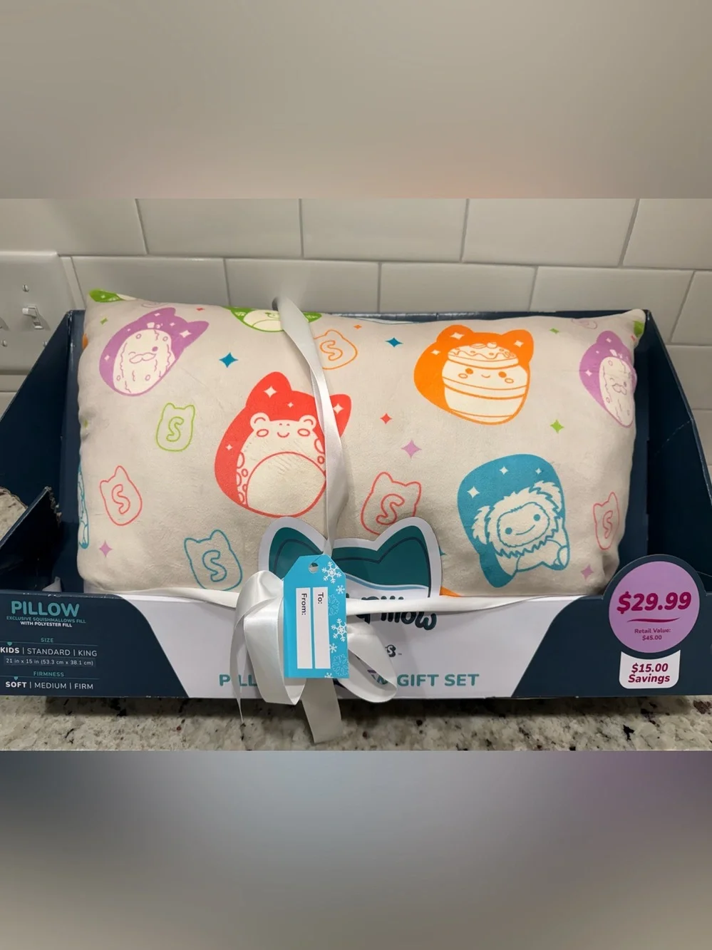 SquishMallows - SquishPillow Kids Pillow Mallow Hues 16”x20”